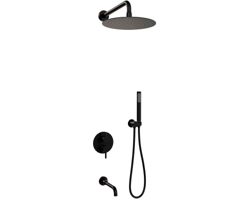 Душевая система RGW Shower Panels SP-55B Черная матовая