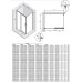 Душевое ограждение NEW TRENDY PRIME 130x80x200 (хром)