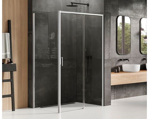 Душевое ограждение NEW TRENDY PRIME 130x80x200 (хром)