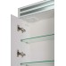 Зеркальный шкаф De Aqua Эколь 120 с подсветкой Белый матовый