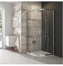 Полукруглая душевая кабина Ravak Blix 3B270C00Z1 90 блестящий прозрачный