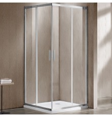 Душевой уголок Vincea Garda 110x100 профиль Хром стекло прозрачное