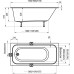 Акриловая ванна Ravak Chrome Slim 160x70