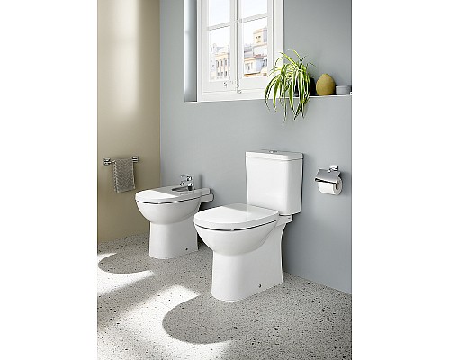 Унитаз компакт Roca Debba Round Rimless 34299P00Y без бачка и сиденья