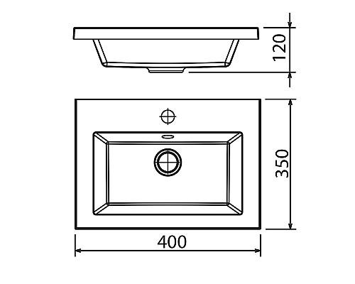Раковина Florentina Анита 40 10.150.00400.001 Белая
