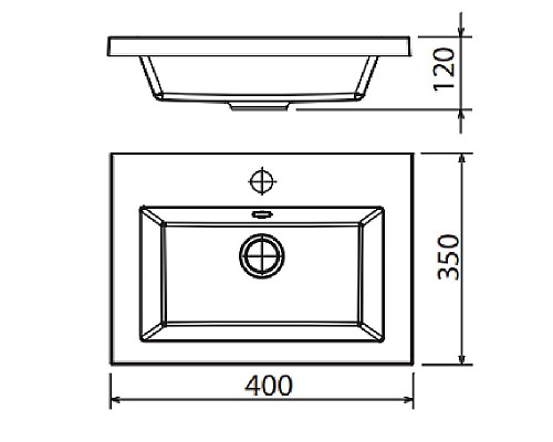 Раковина Florentina Анита 40 10.150.00400.001 Белая