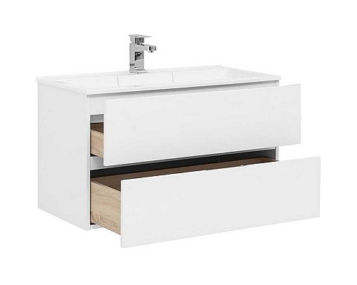 Тумба под раковину Aquanet Алвита 90 235340 подвесная Белая