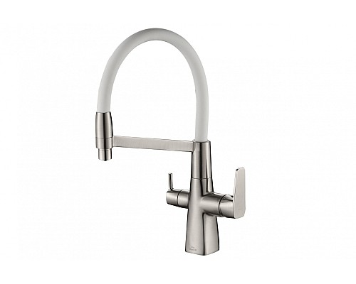 Смеситель для кухни ZORG Steel Hammer SH 818-8 SATIN