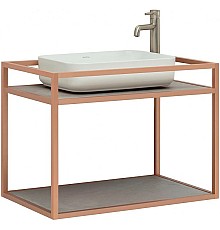 Консоль под раковину Allen Brau Liberty 75 1.33001.60 Медь браш