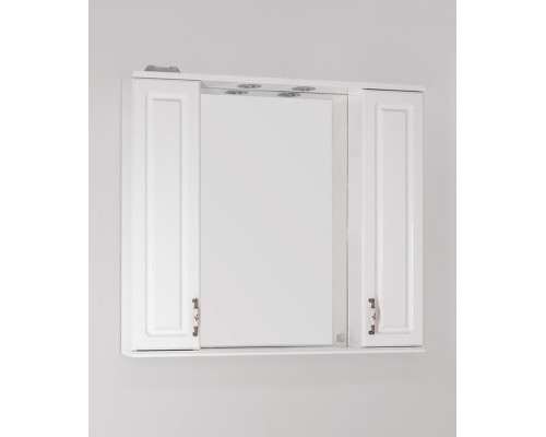 Зеркальный шкаф Style Line Олеандр-2 90 ЛС-00000242 белый