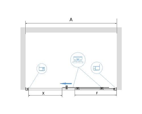 Душевая дверь RGW PA-14 41081412-11