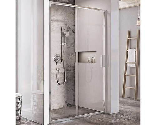 Душевая дверь Ravak Blix Slim BLSDP2-110 X0PMD0C00Z1 профиль Хром стекло Transparent