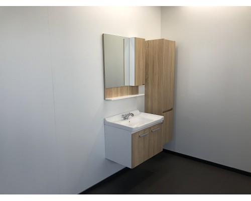 Зеркальный шкаф Comforty Рига 70 00004142212 Дуб сонома