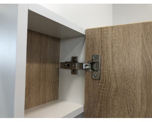 Зеркальный шкаф Comforty Рига 70 00004142212 Дуб сонома