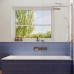 Шторка на ванну Ambassador Bath Screens 80х140 профиль Хром стекло CrystalPure