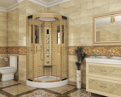 Душевая кабина Niagara Lux NG-7715G 90х90 с гидромассажем