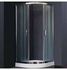 Душевой уголок Royal Bath HKD 100х100 RB100 HKD-C-CH профиль Хром стекло рифленое