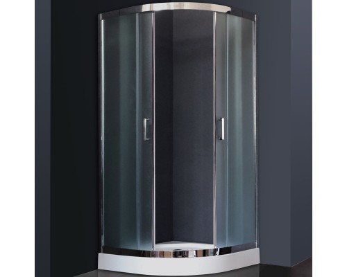Душевой уголок Royal Bath HKD 100х100 RB100 HKD-C-CH профиль Хром стекло рифленое