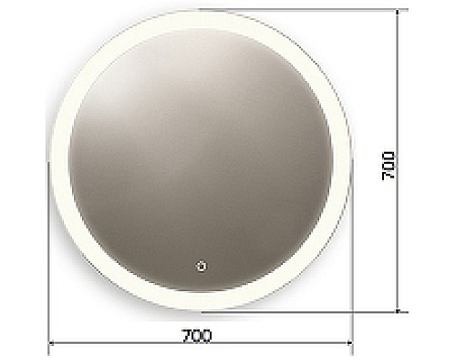 Зеркало Orange Sun 70 OS-70ZE с подсветкой с сенсорным выключателем Зеркало Orange Sun 70 OS-70ZE с подсветкой с сенсорным выключателем