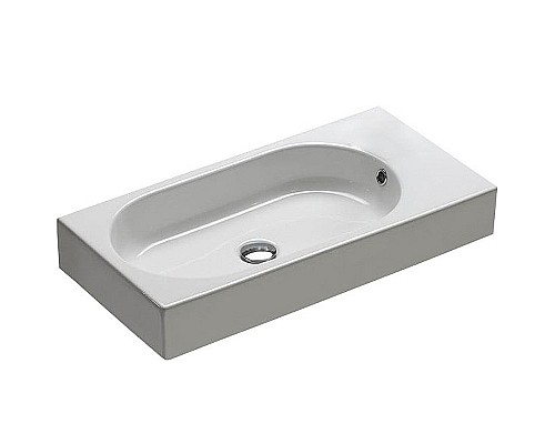 Раковина Hatria Area 70 L Y0W901 Белая Раковина Hatria Area 70 L Y0W901 Белая