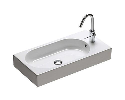 Раковина Hatria Area 70 L Y0W901 Белая Раковина Hatria Area 70 L Y0W901 Белая