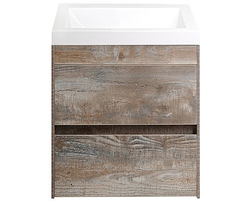 Тумба под раковину Art&Max Family-400-2C-SO-PE подвесная Бетон Экзотик