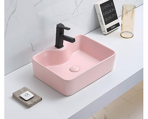 Раковина-чаша CeramaLux 48 7291MP-3 Розовая