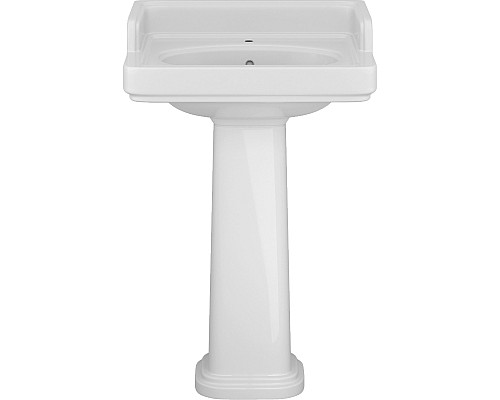 Раковина Kerama Marazzi POMPEI подвесная 60, белая глянцевая