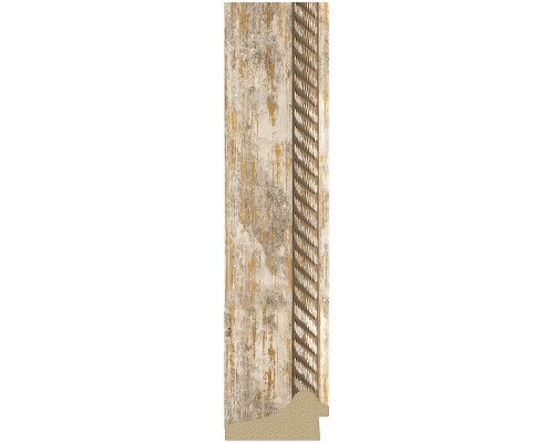 Зеркало Evoform Exclusive-G 83х83 BY 4306 с гравировкой в багетной раме - Прованс с плетением 70 мм