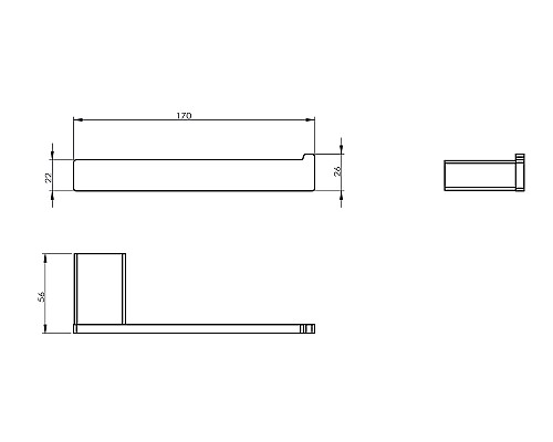 Бумагодержатель без крышки LANGBERGER 37543B