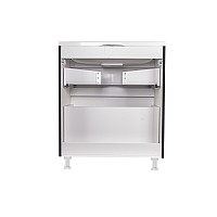 Тумба под раковину Style line Бергамо СС-00002311 напольная черная