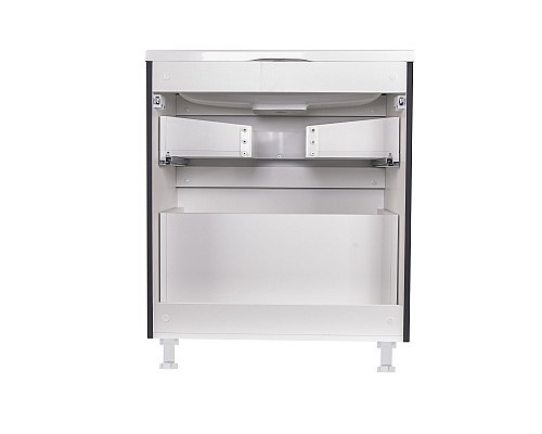 Тумба под раковину Style line Бергамо СС-00002311 напольная черная