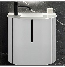 Тумба с раковиной Burgbad Lavo 2.0 55 SGCG053LG0227F5048C0037*1 подвесная Белая глянцевая