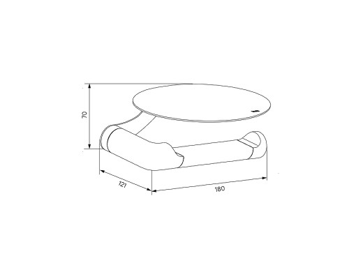 Держатель туалетной бумаги Iddis NOAWT00i43 Белый матовый