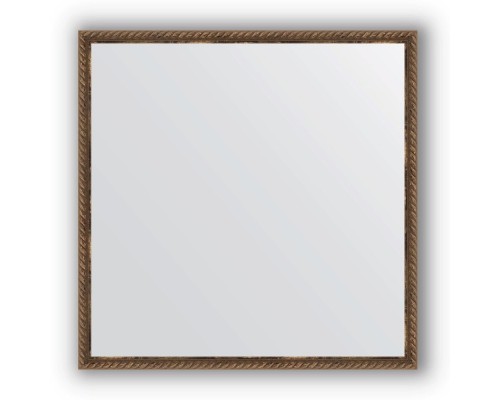 Зеркало Evoform Definite 68х68 Витая бронза