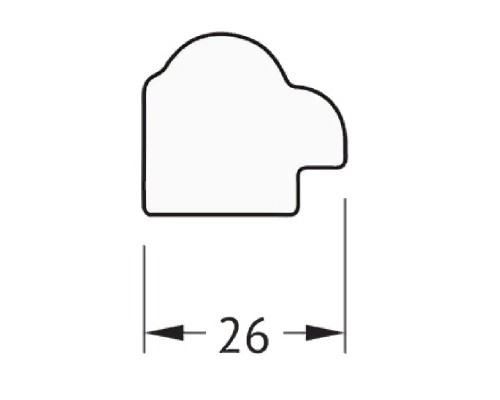 Зеркало Evoform Definite 68х68 Витая бронза