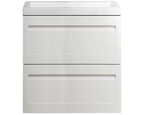 Тумба под раковину Art&Max AM-Platino-580-2C-SO-BM подвесная Белый матовый