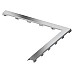Декоративная панель угловая TECE drainline steel II угловая 611282