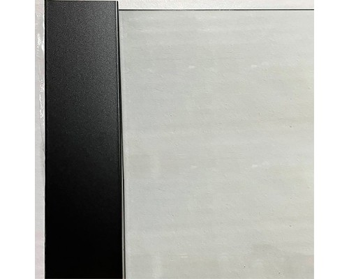 Душевая перегородка Paini 80 Walk-In 80C профиль Черный матовый стекло прозрачное