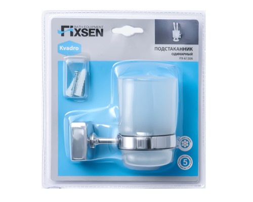 Подстаканник FIXSEN Kvadro одинарный FX-61306