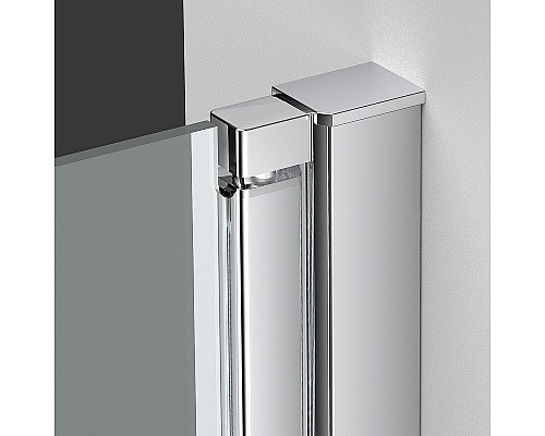 Душевая дверь Vincea Alpha 80 VDP-3AL800CL профиль Хром стекло прозрачное