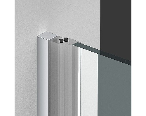 Душевая дверь Vincea Alpha 80 VDP-3AL800CL профиль Хром стекло прозрачное