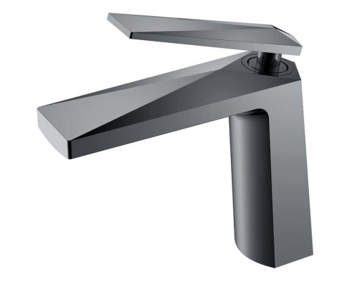 Смеситель для умывальника Boheme Venturo Shine Gun Metall