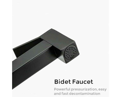 Гигиенический душ со смесителем Gappo G17-6 G7217-6 Черный матовый