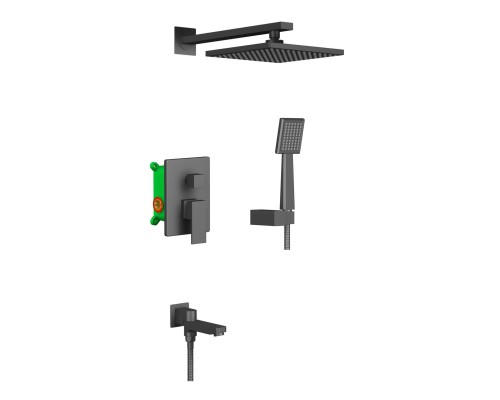 Душевая система встроенная Timo Selene SX-3069/03SM черный
