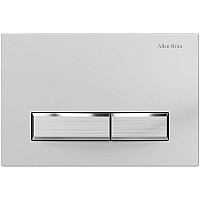 Клавиша смыва Allen Brau Fantasy 9.20004.20 Белая Никель браш