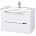 Тумба под раковину Bellezza Луиджи 60 4639209000014 2 ящика подвесная Белая