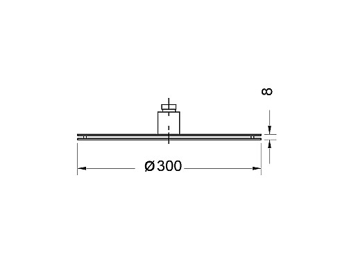 Верхний душ Migliore Fortis 30466 Черный матовый