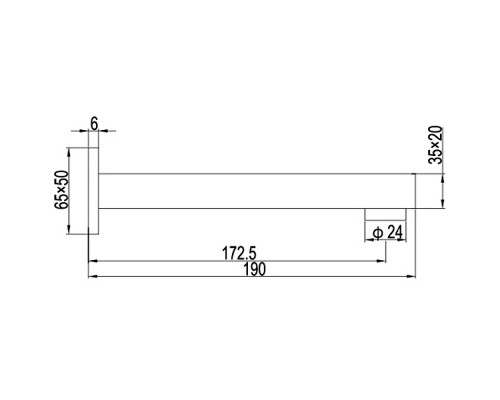 Излив для смесителя RGW Shower Panels SP-149 21140949-01 Хром