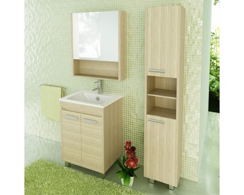 Тумба с раковиной Comforty Марио 60 Сосна лоредо